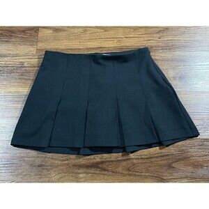 Abercrombie & Fitch Black Pleated Mini Skirt Womens Small Preppy Dressy